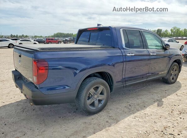 5FPYK3F76NB009532 2022 HONDA RIDGELINE Синий Задняя правая четверть