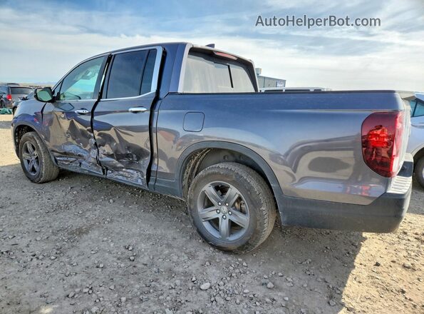 5FPYK3F76NB024239 2022 HONDA RIDGELINE Gray უკანა მარცხენა