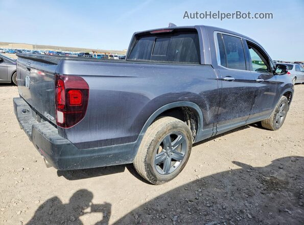 5FPYK3F76NB024239 2022 HONDA RIDGELINE Gray უკანა მარჯვენა