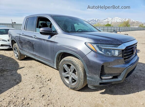 5FPYK3F76NB024239 2022 HONDA RIDGELINE Gray წინა მარჯვენა