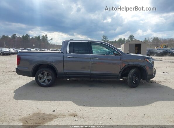 5FPYK3F79NB036482 2022 HONDA RIDGELINE Gray უკანა სალონის ხედი
