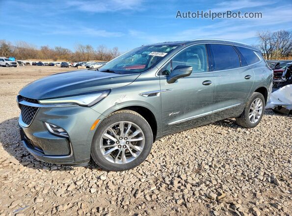 5GAEVCKW2NJ127944 2022 BUICK ENCLAVE Green Передня ліва чверть
