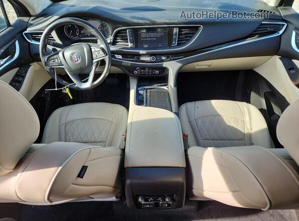 5GAEVCKW2NJ127944 2022 BUICK ENCLAVE Green Вид панелі приладів