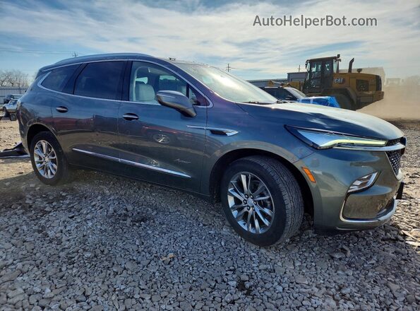 5GAEVCKW2NJ127944 2022 BUICK ENCLAVE Green Передня права чверть