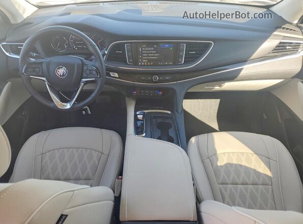 5GAEVCKW6RJ124535 2024 BUICK ENCLAVE White Dashboard view