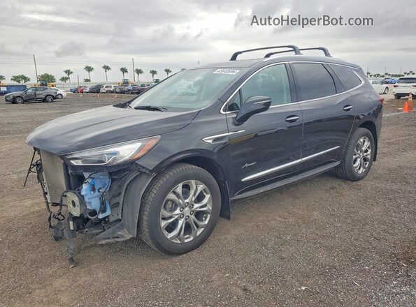 5GAEVCKW7JJ209341 2018 BUICK ENCLAVE Черный Передняя левая четверть