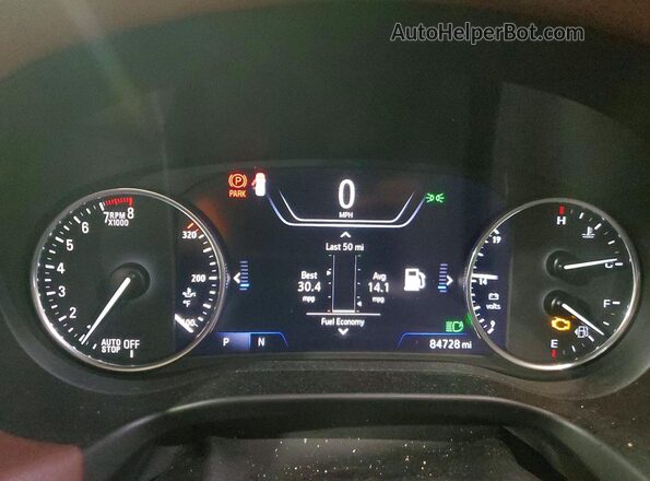 5GAEVCKW8MJ244121 2021 BUICK ENCLAVE White Instrument cluster view