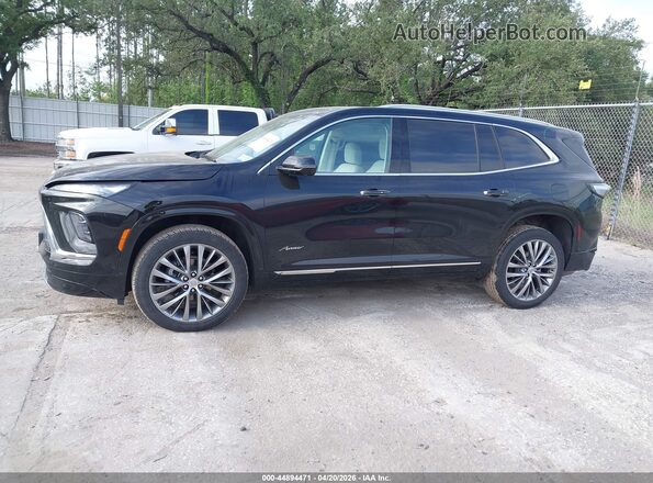 5GAEVCRS0SJ185548 2025 BUICK ENCLAVE Черный Панорамный вид салона 360°