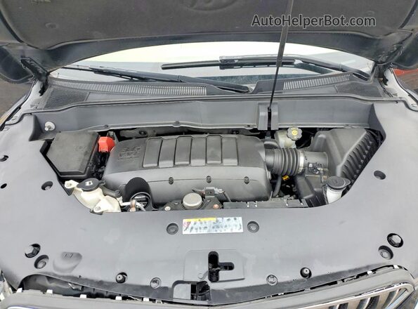 5GAKRBKD1HJ236027 2017 BUICK ENCLAVE Черный Вид подкапотного пространства