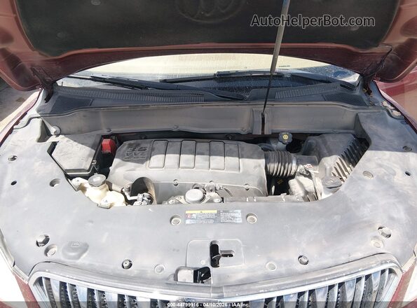 5GAKRBKDXHJ290619 2017 BUICK ENCLAVE Темно-бордовый Вид сзади