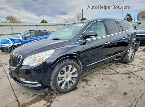 5GAKVBKD2HJ235948 2017 BUICK ENCLAVE Black Front left