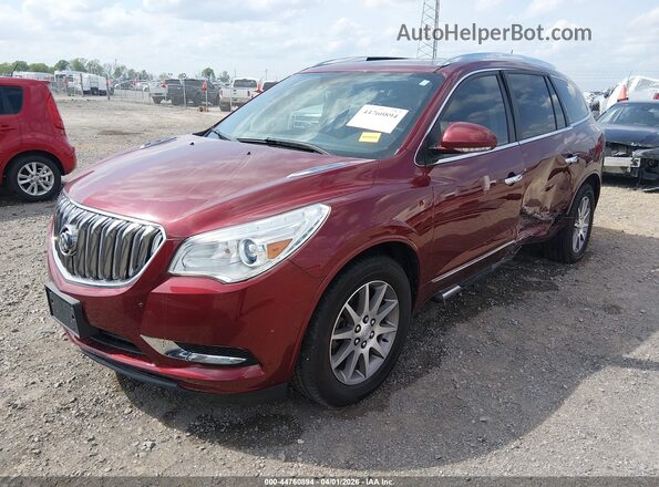 5GAKVBKD6HJ230641 2017 BUICK ENCLAVE Темно-бордовый Передняя левая четверть