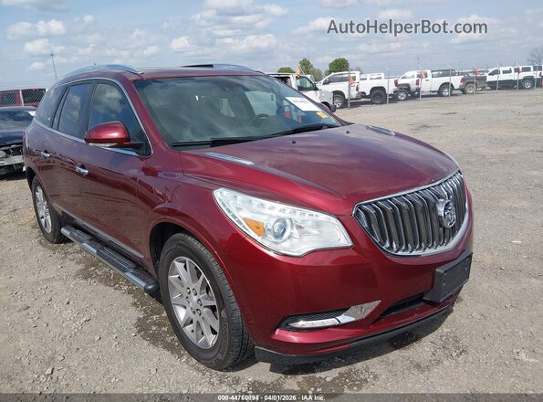 5GAKVBKD6HJ230641 2017 BUICK ENCLAVE Темно-бордовый Передняя правая четверть