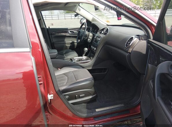 5GAKVBKD6HJ230641 2017 BUICK ENCLAVE Темно-бордовый Вид салона спереди