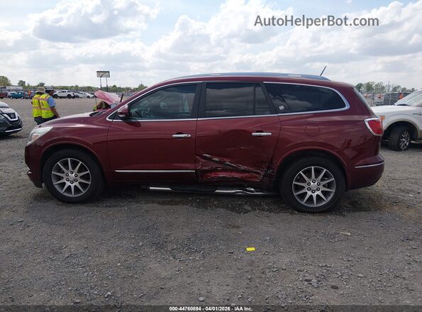 5GAKVBKD6HJ230641 2017 BUICK ENCLAVE Темно-бордовый Панорамный вид салона 360°