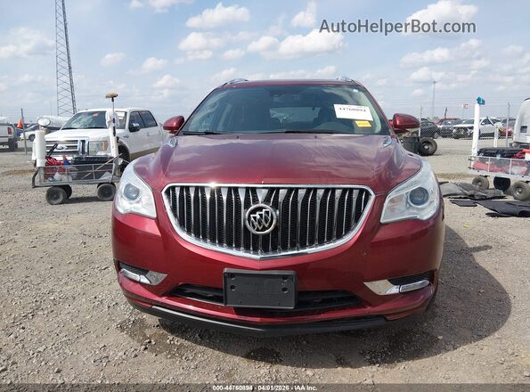 5GAKVBKD6HJ230641 2017 BUICK ENCLAVE Темно-бордовый Вид щитка приборов