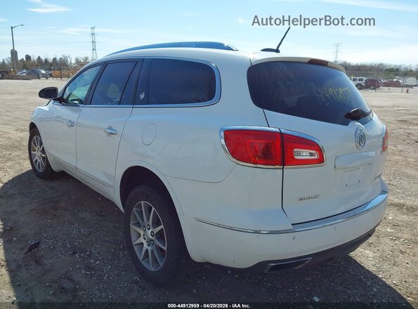 5GAKVBKD6HJ296395 2017 BUICK ENCLAVE Белый Задняя левая четверть