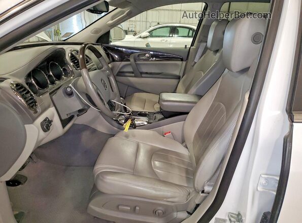 5GAKVBKDXHJ206505 2017 BUICK ENCLAVE White Widok wnętrza z przodu