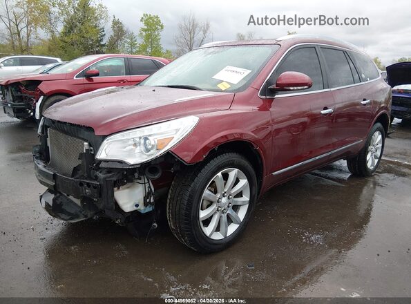 5GAKVCKD1GJ316833 2016 BUICK ENCLAVE Красный Передняя левая четверть