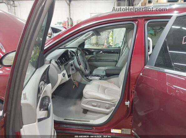 5GAKVCKD3HJ327088 2017 BUICK ENCLAVE Red Widok wnętrza z przodu