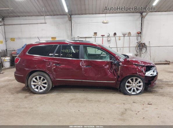 5GAKVCKD3HJ327088 2017 BUICK ENCLAVE Red Widok wnętrza z tyłu
