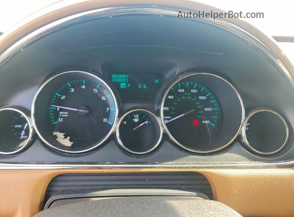 5GAKVCKDXHJ320008 2017 BUICK ENCLAVE Белый Вид щитка приборов