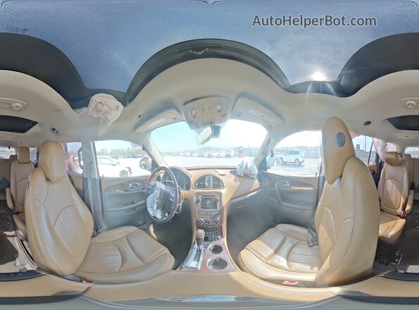 5GAKVCKDXHJ320008 2017 BUICK ENCLAVE Белый Панорамный вид салона 360°