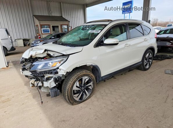 5J6RM4H90GL130210 2016 HONDA CR-V White Vista tres cuartos delantera izquierda