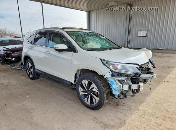 5J6RM4H90GL130210 2016 HONDA CR-V White Delantero derecho
