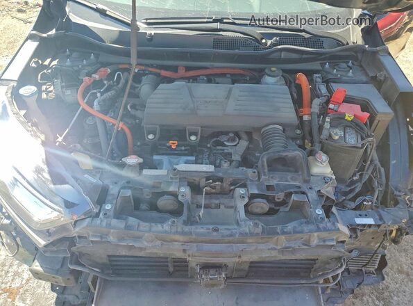5J6RT6H83NL024062 2022 HONDA CR-V Black Vista del compartimento del motor