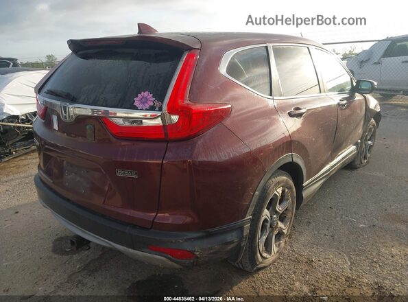 5J6RW1H82KL007758 2019 HONDA CR-V Бордовый Задняя правая четверть