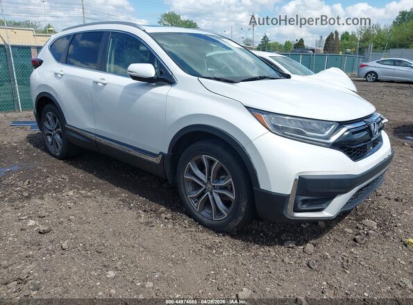 5J6RW2H91ML011978 2021 HONDA CR-V Белый Передняя правая четверть