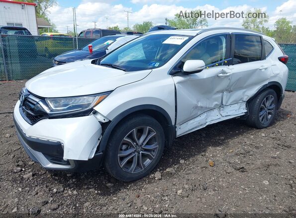 5J6RW2H91ML011978 2021 HONDA CR-V Белый Передняя левая четверть