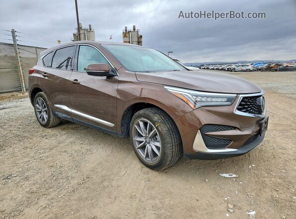 5J8TC1H5XLL020139 2020 ACURA RDX Коричневый Передняя правая четверть
