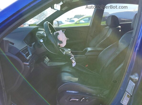 5J8TC2H65ML039102 2021 ACURA RDX Blue Widok wnętrza z przodu