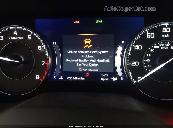 5J8TC2H70LL019055 2020 ACURA RDX Серый Вид задних сидений