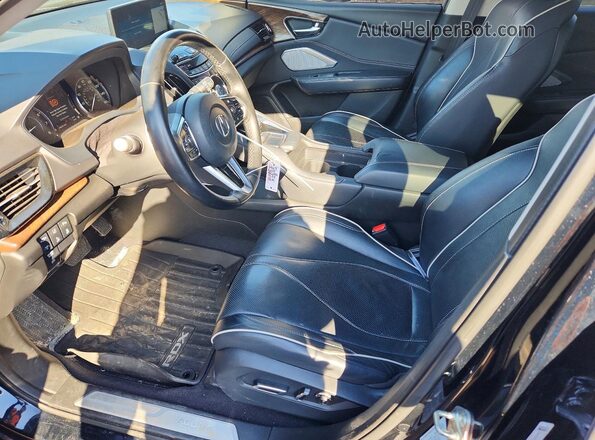 5J8TC2H75KL011306 2019 ACURA RDX Черный Вид салона спереди