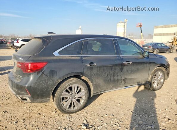 5J8YD4H57JL011237 2018 ACURA MDX Black Հետևի աջ