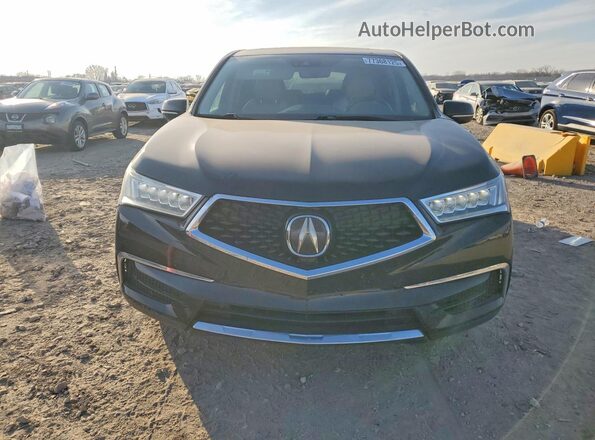 5J8YD4H57JL011237 2018 ACURA MDX Black Դիմացի տեսք