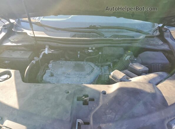 5J8YD4H57JL011237 2018 ACURA MDX Black Շարժիչի բաժամունքի տեսք