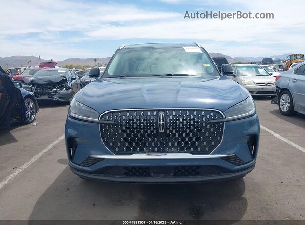5LM5J6XC9SGL33676 2025 LINCOLN AVIATOR Blue Widok zestawu wskaźników