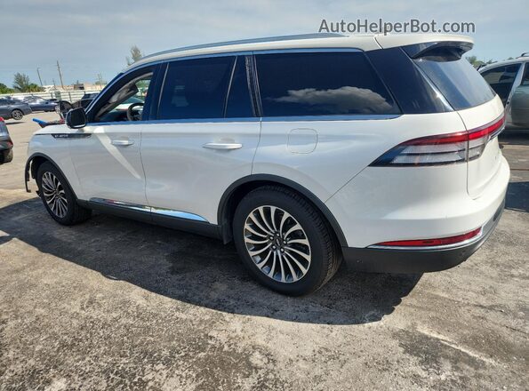 5LM5J7WCXMGL03399 2021 LINCOLN AVIATOR White Задня ліва чверть