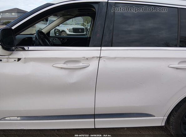 5LM5J7XC5MGL09433 2021 LINCOLN AVIATOR White Սալոնի 360 աստիճան տեսք