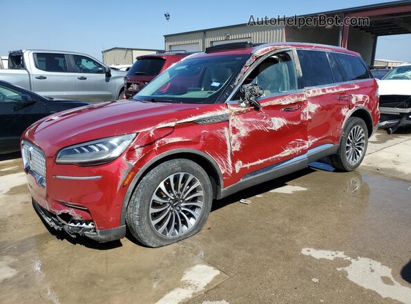 5LM5J7XC8LGL06864 2020 LINCOLN AVIATOR Красный Панорамный вид салона 360°