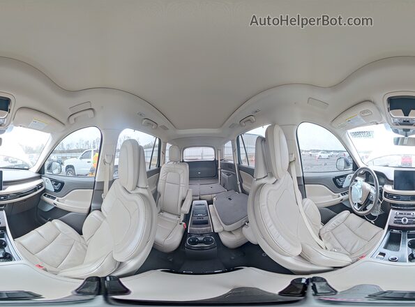 5LM5J7XC9LGL34348 2020 LINCOLN AVIATOR Белый Панорамный вид салона 360°