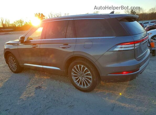 5LM5J7XCXMGL07063 2021 LINCOLN AVIATOR Серебряный Задняя левая четверть