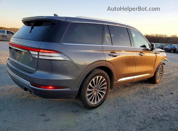 5LM5J7XCXMGL07063 2021 LINCOLN AVIATOR Серебряный Задняя правая четверть