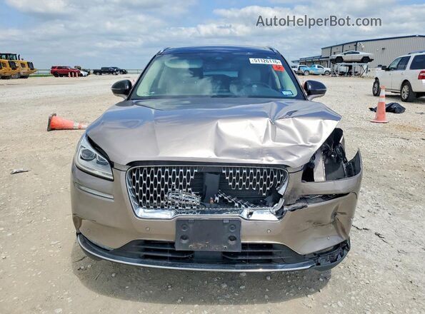 5LMCJ2C90LUL21736 2020 LINCOLN CORSAIR Желто-коричневый Вид спереди