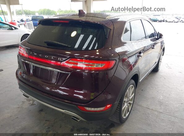 5LMCJ3C98KUL45190 2019 LINCOLN MKC Бордовый Задняя правая четверть