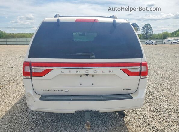 5LMJJ3HT2GEL05913 2016 LINCOLN NAVIGATOR White Vista trasera